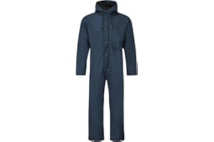 Fort - Flex Coverall - Navy Blue Overalls - Extra Large - Waterproof Overalls - Coverall Boilersuit - Overalls Men - Durable Mens Coveralls - Comfortable Workwear - Work Overalls for Men