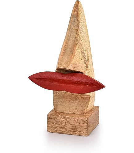 HBSGS Houten dierenbrillenhouder, leuke cartoon glazen opbergrek, handgemaakte houten snijwerk brillenhouder, zonnebril spektakel displayrek voor thuis, kantoor, bureau, nachtkastje (pinguïn
