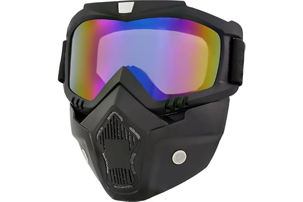 Paintball mask anti-dimma CS airsoft skytte halloween cosplay cykling fest, ATV glasögon justerbar vindtät anti-dimma ansiktsmask utomhus