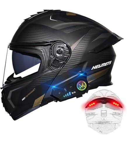 Casque Moto Modulaire Bluetooth Homologué ECE - Double Visière Antibuée - Appel Et Musique En Conduite