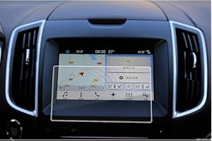 LFOTPP Ford S-Max/Galaxy/Edge 8 cali folia ochronna do nawigacji – 9H odporna na zarysowania szkło pancerne folia ochronna na wyświetlacz GPS folia do nawigacji