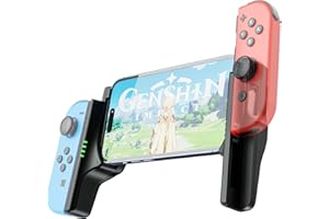 Grefay Mobile Game Controller Smartphone Pubg Gamepad Uproszczony Przenośny Uniwersalny Mobilny Kontroler dla Wszystkich iOS iPhone Smartphone（Bez Joysticka）