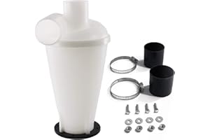 NeatiEase Cyclone colector de polvo colector de polvo colector de polvo Separador de polvo tienda Vac accesorios(blanco)