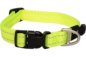 ROGZ HB11-H Utility obroża/moke, M, żółta