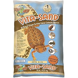 Zoo Med VB-10 Vita-Sand Baja, Blue, 4.5 kg, Terrariensand für Reptilien, mit Vitaminen