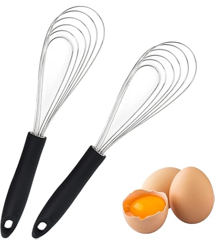 Set 2 Fruste Da Cucina In Acciaio Inox - 25cm E 30cm | Per Sbattere Uova, Panna E Impasti - Foto 5