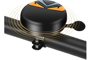 ZARADU Sonnette de Vélo pour Enfant - Sonnette de Guidon de Vélo - Mini Sonnette à Vélo Sonore,Sonnette Velo pour la Course,Les Vélos de Montagne et Les Voitures à Pédales,Guidon 21-23 mm