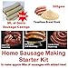 Produktbild British Home Wurst Making Starter Pack bestehend aus yeastless Rusk, 28 mm Wurst Skins, 3 Gewürzen und Vollständiger Anleitung Rezept. Ideal für die Anfänger mit Ihrer eigenen Manuelle oder elektrische Fleischwolf mit einem Wurstfüllmaschine Anhang. Box, um eine einzigartige Geburtstag oder Vatertag Geschenk macht.