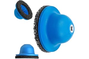 Fouvin Radnabenreiniger Radnabenschleifer mit Schleiftopf 150mm, Radnabenschleifer Auto, Silizium Karbid Kugelkopfschleifer, Radnabenschleifer für Reifenwechsel & Felgenreinigung, mit 1/2"-Antrieb