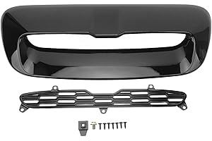 GENERIC Bonnet Air Outlet Vent Black Front Shovel 2pcs Air Vent Strip Bright Air Vent Car Exterior Accessories Replacement for Cooper S R56 R55 R57 R58 R59 Hood Hood Hood Cooper