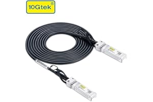 10GTEK 1.25G SFP DAC Twinax Cable 3-Meter(9.8ft), Passive, Compatible for Cisco SFP-1GBASE-CU3M, Ubiquiti UniFi, Netgear, D-Link, TP-LINK, Zyxel, QNAP NAS, Mikrotik and more