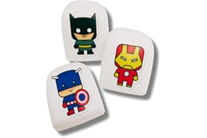 T1me Reusable Omnipod 5 Cover Superheroes Pack of 3