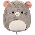 Jazwares 12 inch Misty Grey Mouse Fuzzamallow Officially Licensed Kellytoy Plush Toy Colorful Soft Gift for Kids Girls & Boys Washable Squishy Stuff Toy Multicolor All Age