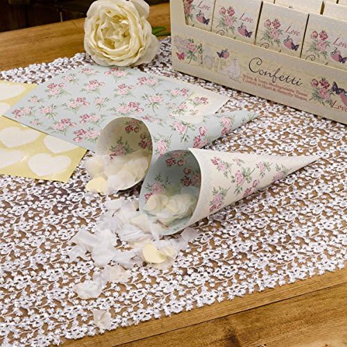 With Love - Pack of 10 Confetti Cones 672458