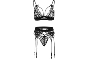 SKTIISN Sexy Dessous Damen für Sexy Set Lingerie Reizwäsche für Frau Bodysuit Unterwäsche Sexy Spitze Negligee Grosse Grössen für Damen Babydoll Dessous Dessous-Sets für Damen Offener Schritt Dess