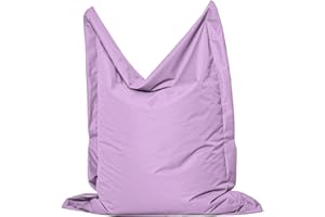 MB MILLINDABAG Rechteckig Sitzsack für Kinder Jugendliche und Erwachsene Beanbag Sitzen & Liegen Indoor & Outdoor Gaminggeignet & bereits gefüllt Sitzkissen (Flieder, M - 100 X 145 cm)