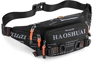 FANDARE Moda Deportivo Riñonera Bolsa Bandolera Mochila Cruzada Hombre Bolso de Cintura Bolso Cruzado Hombre Mujer Bolsa de Pecho Crossbody Sling Bag para Viajes Ciclismo Senderismo