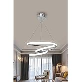 3 Renkli Krom Kaos LED Avize &ndash; Modern Sarkıt Lamba, Ayarlanabilir Y&uuml;kseklik, 30x70 cm, Uzun &Ouml;m&uuml;rl&uuml; Enerji Tasarruflu Aydınlat