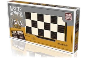 KS GAMES Master Games T22-Backgammon-Tavla-43cm x 22cm x 6,00cm-(Certifié SEDEX, SGS, INTERTEK)