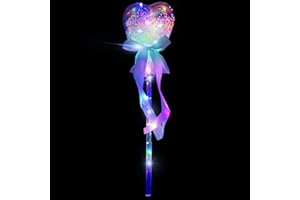 ONLYNERY Baguette Magique Lumineuse, Baguettes De Fées Pour Filles, Baguette Lumineuse À DEL, Baguette De Princesse Lumineuse, Accessoire De Jeu Amusant, Cadeau De Fête, Jouet D'anniversaire Pour Garçon