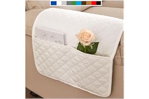 ILIEMAO Funda para reposacabezas para muebles，Antideslizante Cubierta del Brazo sofá, silla reclinable Brazo protector，cabeza funda protectora de sofá，Fundas de sillón Cubiertas de protección Moderno ( Color
