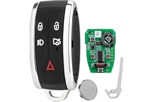 VAILIKEY 433MHZ 5 Buttons Jaguar XF XE XK XKR XKR J-ag Key Range Rover Evoque Key Fob Fccid number:KR55WK49244