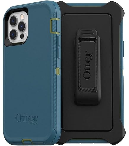 OtterBox Defender Series Hülle Für IPhone 12/12 Pro – Mit Amplify Glass Privacy Displayschutz – Robuster Mehrschicht-Schutz