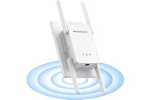 NEWFAST Repetidor WiFi 3000 Mbps Amplificador Señal WiFi AX3000 Repetidor WiFi6 5.8/2.4GHz, Puerto Gigabit, 4 Antenas, WPA3, IEEE802.11ax/AC/b/g/n
