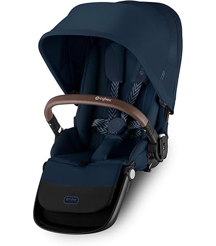 CYBEX Kinderwagen Gold e GAZELLE S, max. 22 kg (enkele modus) / 2x 22 kg ( duo modus), all in 1 systeem met elektrische aandrijving en 20 configuraties, Chocolate Brown