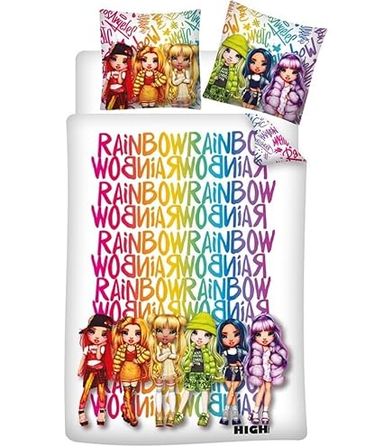 Serviette De Bain Rainbow High 70x140 Cm – 100% Coton, Serviette Plage / Douche Violet Ruby Sunny