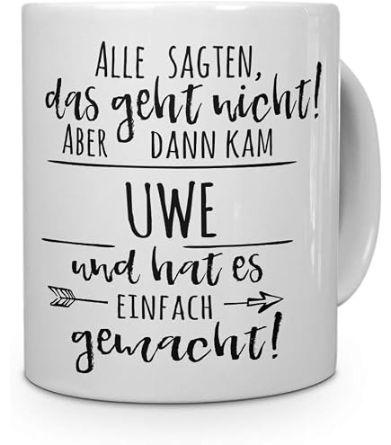 Printplanet Tasse Mit Namen Katharina – Spruch: „Wenn Katharina Es Nicht Weiß…“ – 325 Ml, Rot