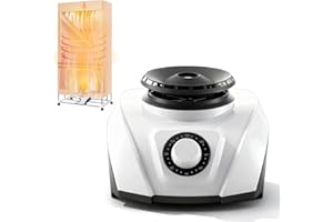 CONBLOM Electric Clothes Dryer Indoor, 1200W Energy Efficient Clothes Airer Drying Machine with 180 Min Adjustable Timer Low Noise for Apartment House Laundry, UK Plug