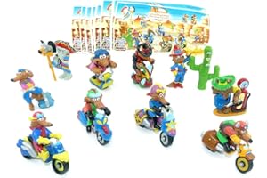 Kinder Überraschung Tutte le 10 figure dei motocoyote (set completi)