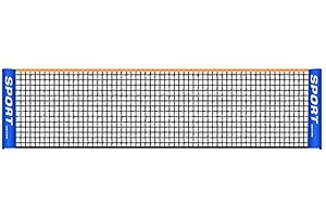 PENLIMLY Rete da tennis portatile, rete pieghevole per badminton, rete da pallavolo per piscina, spiaggia, cortile, interni ed esterni, rete per allenamento sportivo per bambini, adulti, calcio, tennis,