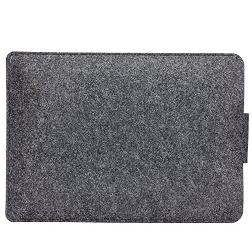 Original Urcover® 13,3 Zoll FILZ Laptop Tasche und Tablet Hülle passend für Ihr iPad, Lenovo Tablet, Samsung Tab, Netbook und viele weitere mobile Endgeräte [deutscher Fachhandel] Dunkel Grau - 3