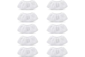 Asheyya 10 Pcs Steam Cleaner Pads, Washable Replacement Pads for Karcher Sc1 Sc2 Sc3 Sc4 Sc5 Sc7
