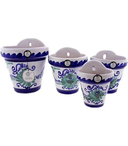 4 PCS Pot De Fleur Suspendu Bos Jardnère Suspendue Paner Fleurs