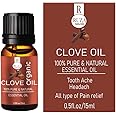Ruza Clove Essential Oil 100% Natural & Pure for Teeth,Skin and Hair-15ML