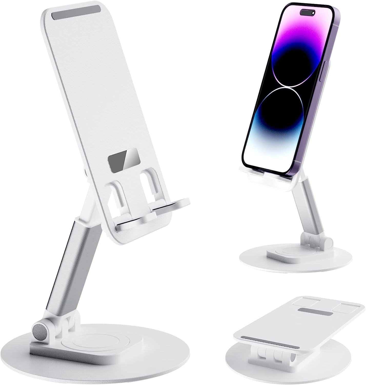 SOOPII Desktop Premium- A Grade Quality Mobile Phone Stand + Tablet Stand, Tab Stand, Mobile Holder, Adjustable & Foldable Mobile Stand, Stand for Mobile Phone and Tablet (DON02)