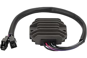 ‎WOOSTAR WOOSTAR 5 Draht Spannungsregler Gleichrichter Ersatz für Suzuki GS500 1990-1991 DR650S 1988-2000 GS500E 2001-2009 GS500K F 1991-1993 GSF400 Bandit OEM 32800C01D00J000 32800-33C01 32800-30B01