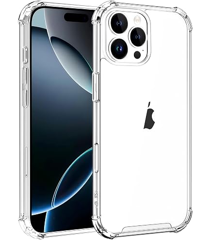 Whioltl Klare Hülle Für IPhone 16 Plus (6,7 Zoll) – Transparent, Kratzfest, Mit Luftkissenecken & Militärischem Fallschutz