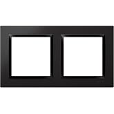 Simon &ndash; Wall Switch Frame, 2 Elements, Compatible with Simon 10 Mechanisms, for Indoors, Easy to Mount, Compatible with Pushb
