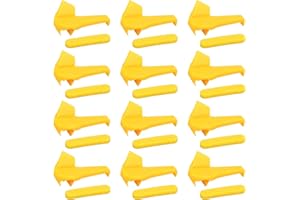 PENITUE 12 Sets Tire Machine Rim Protector, Tire Changer Duck Head Plastic Inserts Wheel Side Guard for Mount Demount Head Tyre Repair Tool Parts Accessories