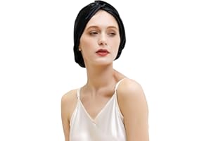ZIMASILK 22Momme 100% Mulberry Silk Sleep Cap for Women Hair Care,Silk Bonnet,1 Pack