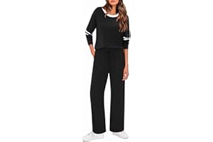 Magritta Womens Co Ord Sets Casual Tracksuits Long Sleeve Crewneck Loungewear Sets Two Piece Outfits with Pockets