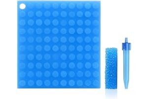 HSKRKOW 1 Stück Baby Nasensauger 100 Stück Nasensauger filter, Nose Frida Baby，Schaumstoffschwamm Nasensaugerfilter Zubehör für Babys Nasensauger Ersatz Reinigung