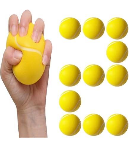 OLYCRAFT 30 Stück 4 Farbig Sortierte Schaumstoff Tennisbälle 4cm Weiche Schaumstoff Tennisbälle Weicher Leichter Ball Übungsball Aus Hochdichtem Schaumstoff Kaubare Kugel Für Haustiere Zum Tennis