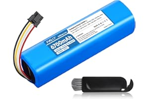 6700mah Ersatzakku für Dreame D9 Pro D9 Max,L10s Ultra/D10/D10 Plus/D10s/L10/ L10s/Z10 Pro, Xiaomi Mi S5/S6/S7/Q7 Max MaxV Ultra Pure, Xiaomi Roborock S50/S55, 1st und 2nd Gen, BRR-2P4S-5200S Series