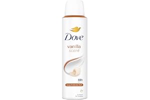 Dove Anti Transpirant Spray Vanilla Scent Deodorant skyddar upp till 48 timmar från armhålans fukt och kroppslukt 150 ml