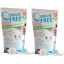 Pure100 Drain Free Doppelpack - kraftvoller Reinigungsschaum - beseitigt jede Verstopfung und Ablagerung in den Rohren - Abflussreiniger - entfernt üble Gerüche - ohne chemische Wirkstoffe Pure100 Drain Free Doppelpack - kraftvoller Reinigungsschaum - beseitigt jede Verstopfung und Ablagerung in den Rohren - Abflussreiniger - entfernt üble Gerüche - ohne chemische Wirkstoffe